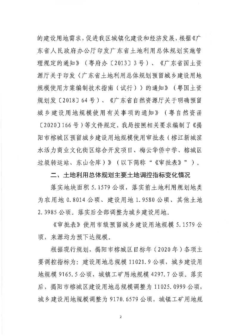 关于《揭阳市榕城区预留城乡建设用地规模使用审批表榕（江新城滨水活力商业文化街区综合开发项目、梅云华侨中学、榕城区垃圾转运站、东山仓库）》成果的公告及附图_页面_2.jpg