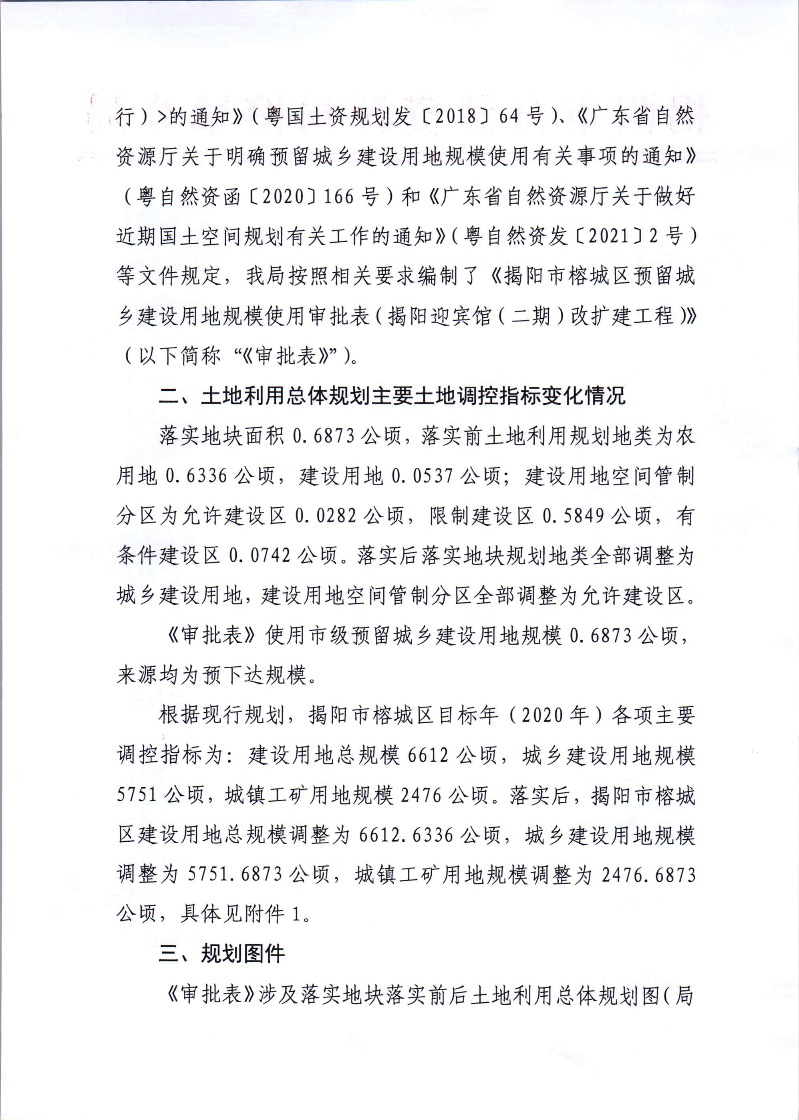 关于《揭阳市榕城区预留城乡建设用地规模使用审批表（揭阳迎宾馆（二期）改扩建工程）》成果的公告_页面_2.jpg
